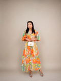 Floral Linen dress