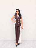DOUBLE SHADE VEST COORD