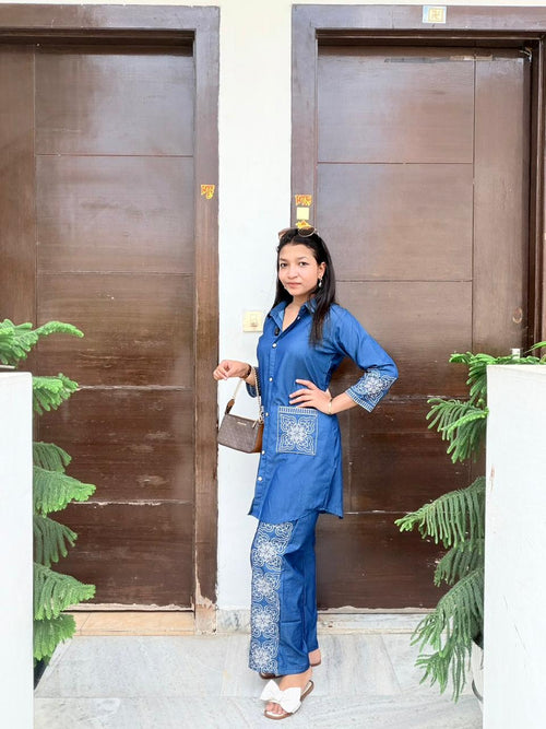 COTTON DENIM COORD